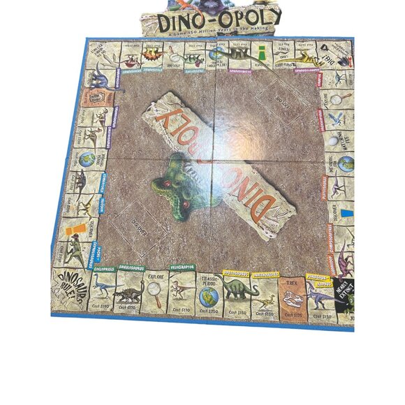 Dino-Opoly Dinopoly Family Board Game 150 Million Years in Making READ - Picture 3 of 3